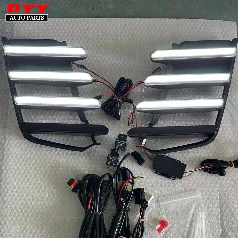 Land Cruiser LC300 Grille & Fog Light Covers for 2022-23 Daytime Running Lights