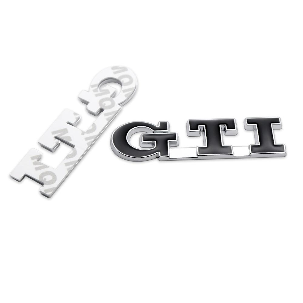 OPQ1 2026 Hot VOLKSWAGEN 1Pc Car Metal Grill Badge GTI Logo Emblem Decals Sticker For VW Golf 2 3 4 8 7 MK2 MK3 MK4 MK5 MK6 MK7 Autom