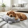 Plush Cat Glowing Pillow Moon Star Dog Sleep Mat Cartoon U-Shaped Pet Pillow  Indoor