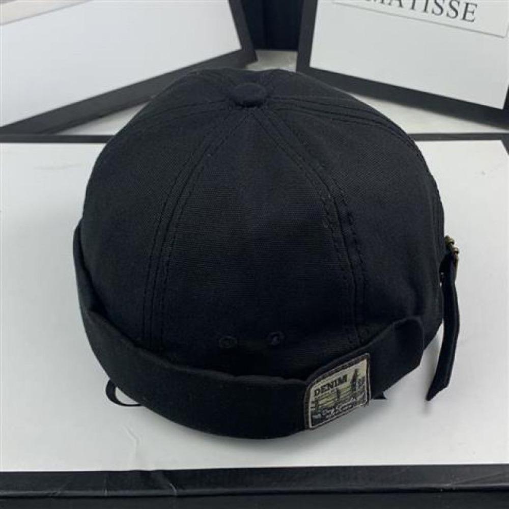 Cotton Men Women Skullcap Dome Bucket Cap Fashion Melon Docker Cap  Outdoor