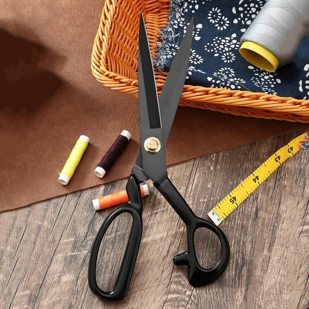 8-12inch Fabric Scissors Ergonomic Leather Cutting Scissors Tailor Scissors Home Sewing