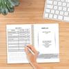 Afvallen Tai Chi Oefenboek Geïllustreerde Progressieve Planner Dagboek Senioren