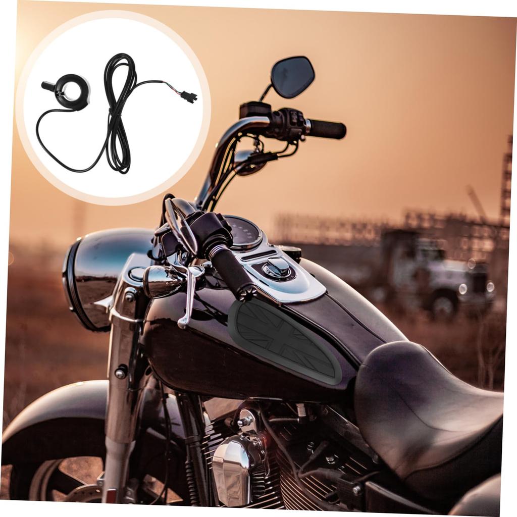 ELAYARD Speed Control Assembly Electric Bike E-bike Throttle Speed Control Finger Trigger Throttle Electric Bike Speed Control Black