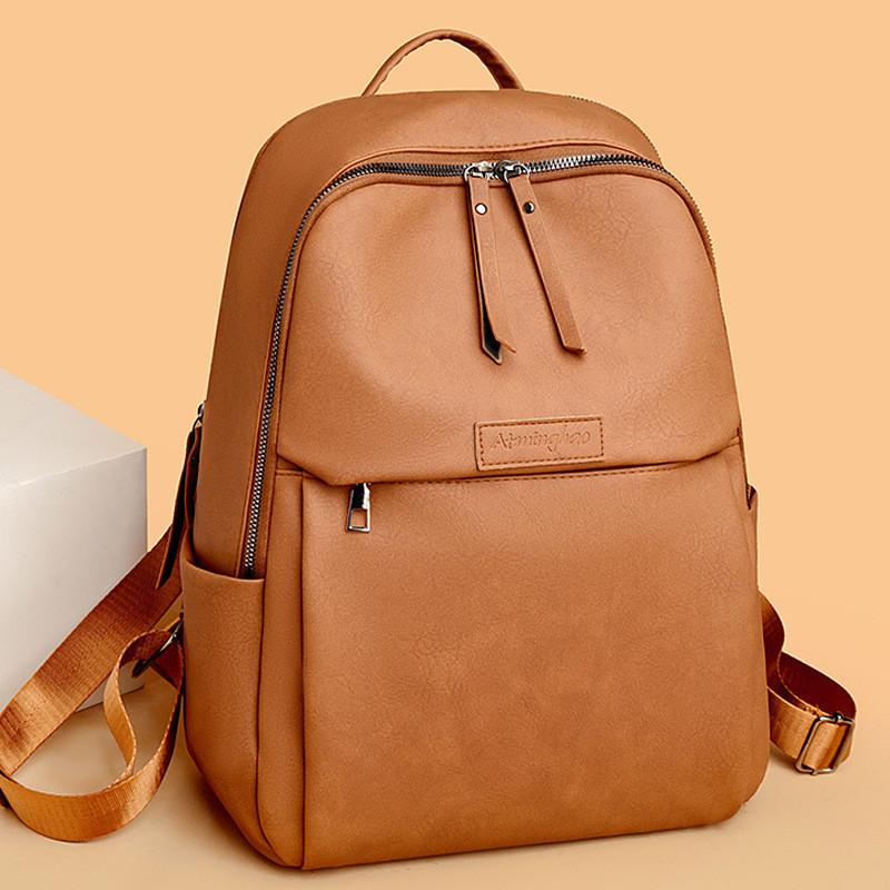 Женский рюкзак IELGY из мягкой искусственной кожи — фото 3