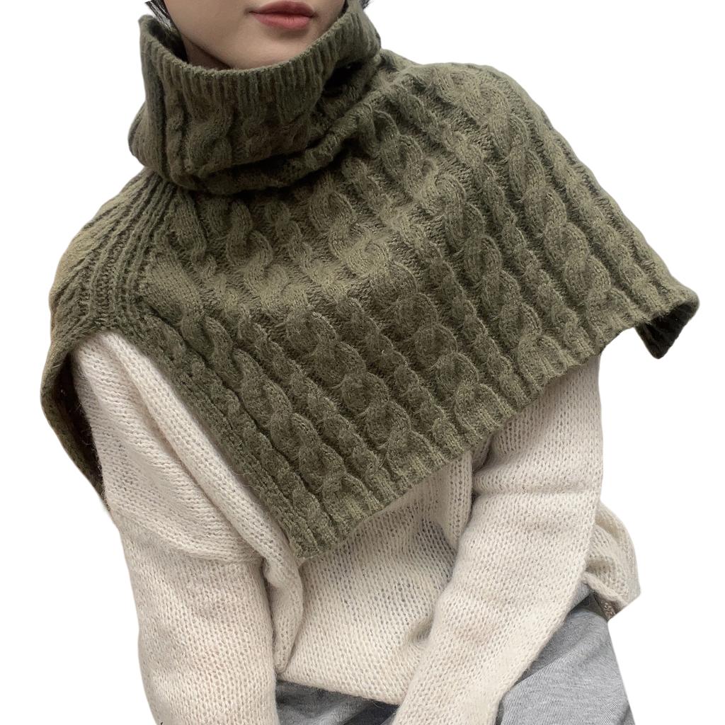 Scarf Shawl For Women Winter False Collar Scarfs for Women Neck Wrap Men Women Turtleneck Collar Scarf Knitted Elastic