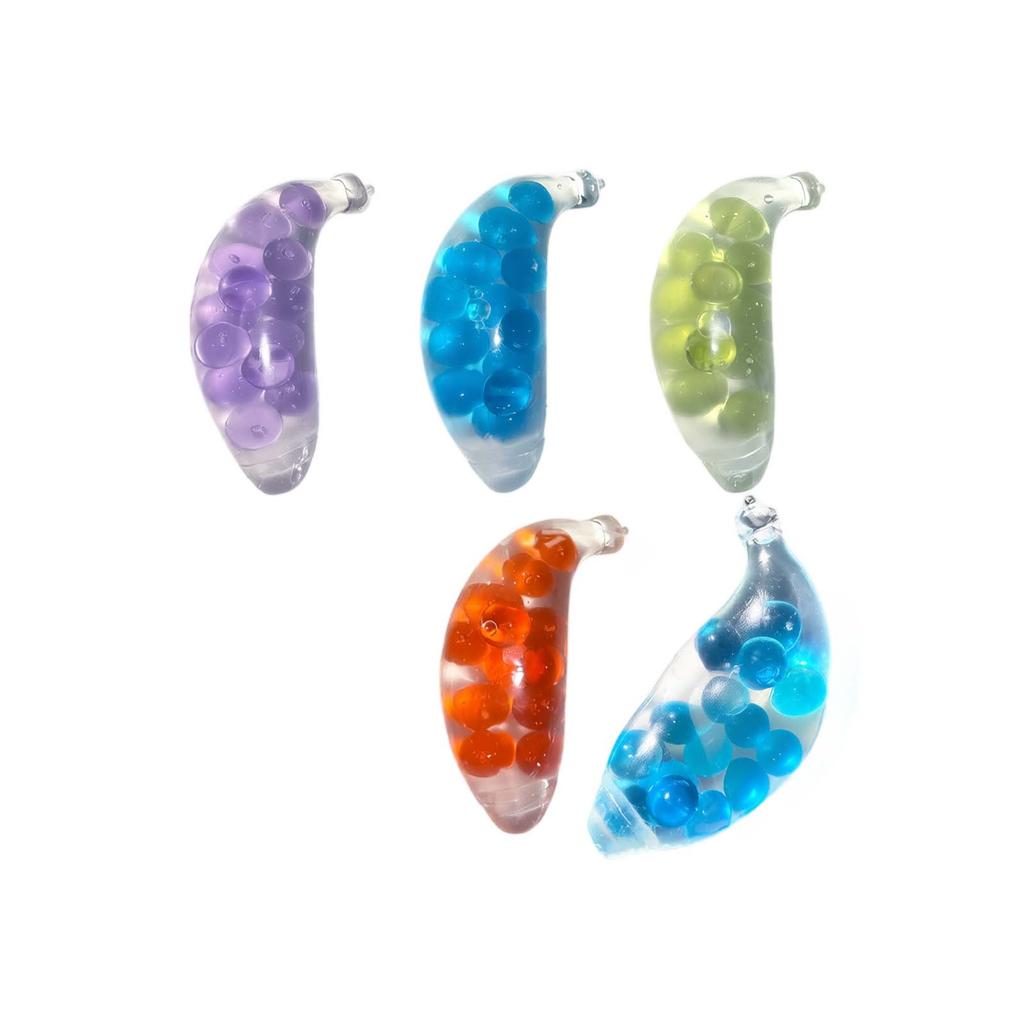 10ml Squeeze Toy with Beads Liquid Filled Stress Relief Sensory Fidget Toy Soft Flexible Material for Hand Exercise and Relaxation