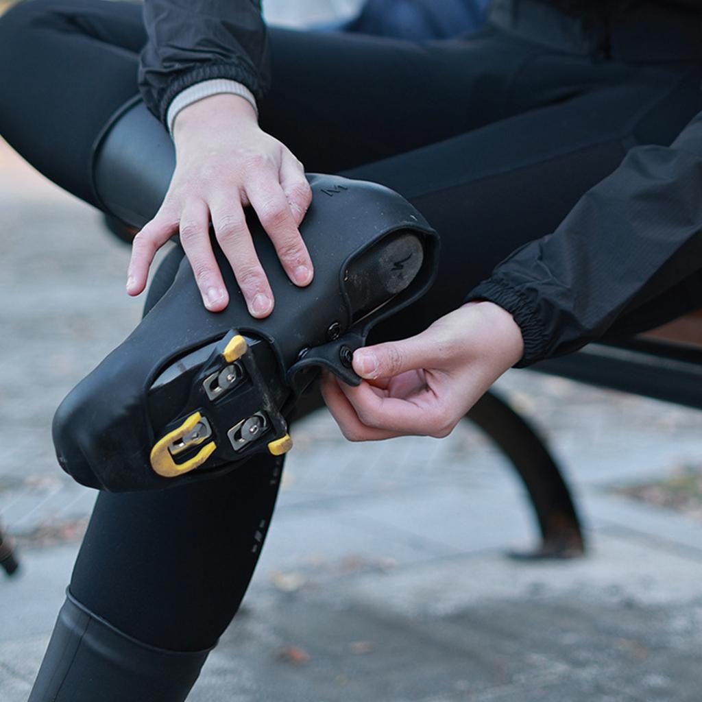 1pair Cycling Shoe Cover Neoprene Waterproof,Winter Thermal Warm Full Bicycle Overshoes for Men Women,Road Mountain Bike Booties