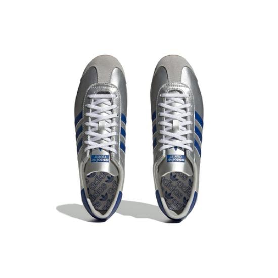 Adidas Country OG Low Mattes Silber Hellblau - IE4230
