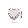 Alloy Heart Beads Featuring Distinctive Heat Transfer Craft Perfect for Handmade Jewelry Enthusiasts and Gift Seekers