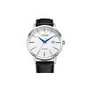 Citizen Eco Drive Light Powered Quartz Movement Cow Leather Strap Watch Unisex White Dial BM7461-18A