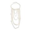 Ingemark Boho Luxury Multi-Layer Imitation Pearls Pendant Necklaces Women Exquisite Silver Color Chain 2026 New Year Jewellery