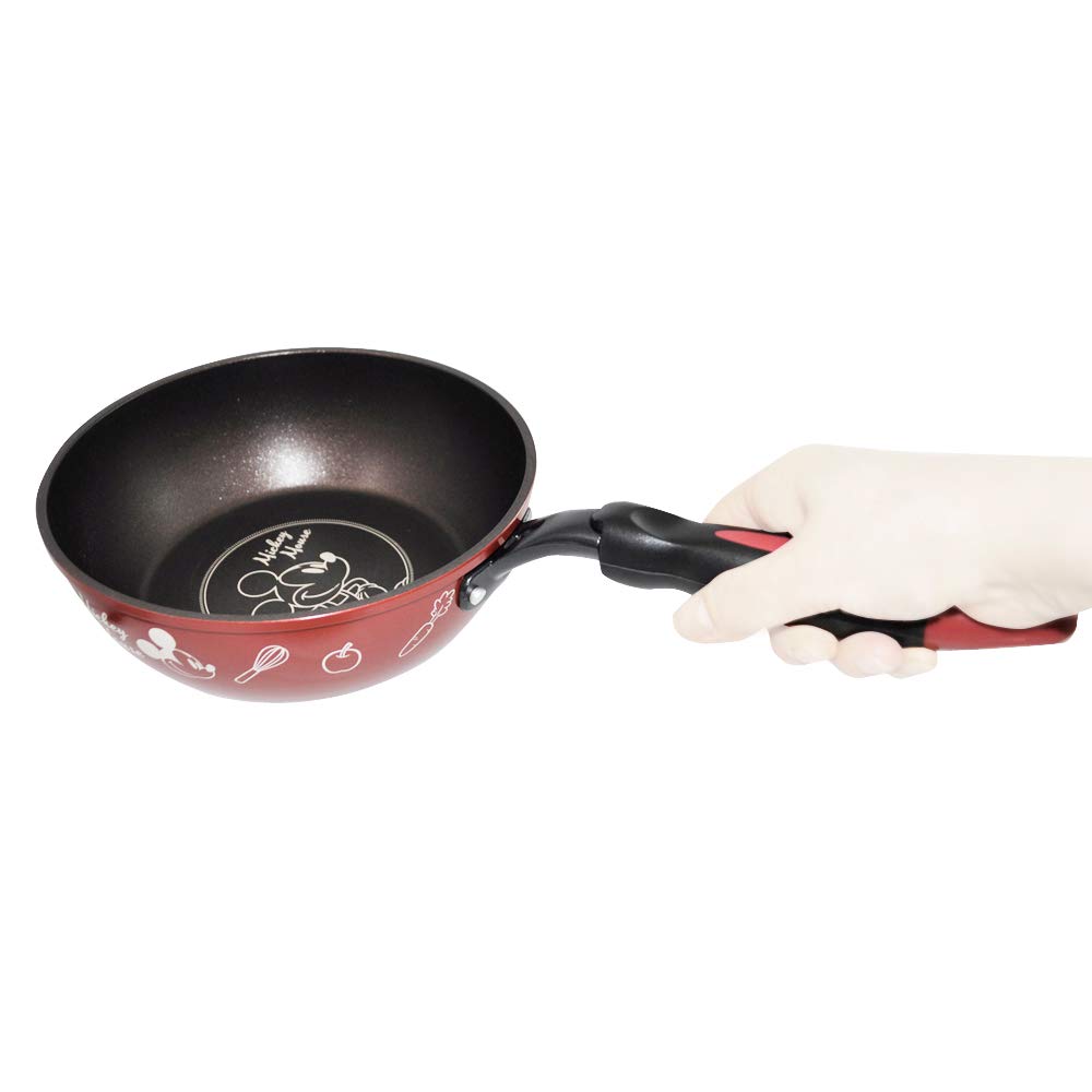 Skater Compatible Frying Mickey Mouse Disney AFP20 (skater) IH/Gas Diamond-Coated Pan, Deep, 20cm, Design,