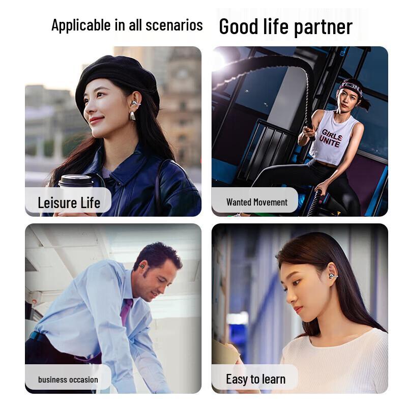 Newmine TWS-X3 Pro Ear-clip Open-ear Bluetooth Headphones