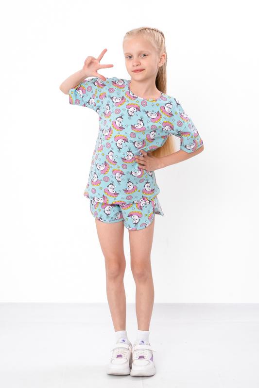 Girls’ Clothing Set – Breathable Fabric & Fun Print Design, Summer ,6459-055 HC