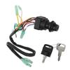 10pin Remote Control Box Ignition Key Switch 703‑82510‑42‑00 Replacement for 4 Stroke 8HP‑225HP Outboard Motors