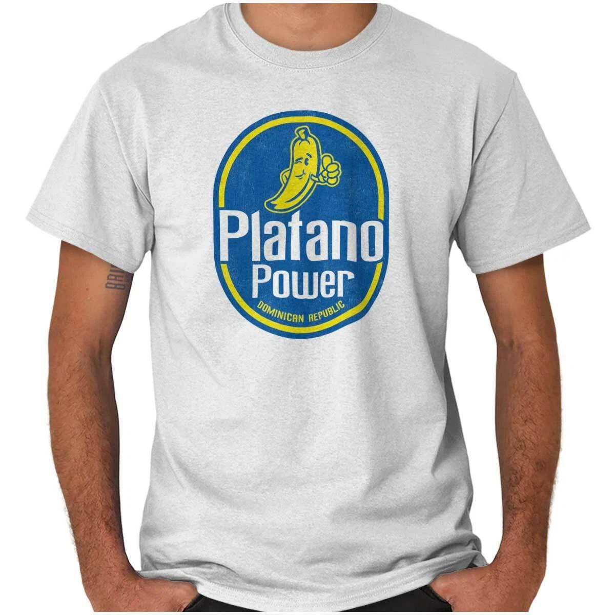 Platano Power Proud Dominican Republic Gift Womens or Mens Crewneck T Shirt Tee XXXXL