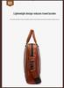 Genuine Leather Men's 15-Inch Crossbody Briefcase and Laptop Bag