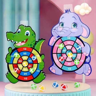 Eğitici Dart Tahtası Bebek Dart İç Mekan Sporları Çocuk 3 ila 7 Yaş Arası Çocuklar İçin Montessori Oyunları