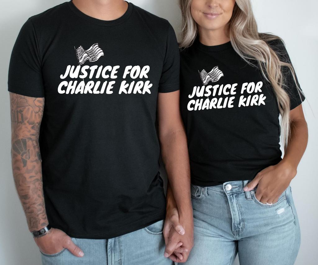 Justice for Charlie Kirk Shirt Pray for Charlie Kirk Charlie Kirk Memorial RIP
