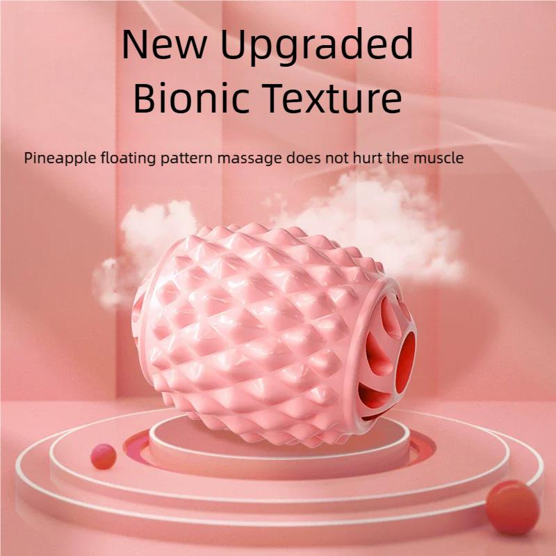 Leg Circular Clip Massager Roller Foam Muscle Relaxer Calf Four-Wheel Slimming Device for Relaxation And Fitness