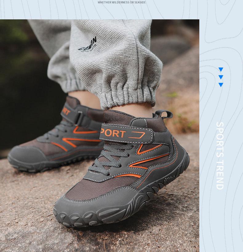 Kids' Five-Finger Mid-Top Hiking & Running Shoes