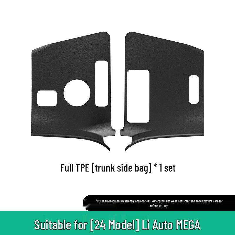 Eco-Friendly TPE Floor Mats for 2024-2025 Li Auto MEGA Car, Vehicle-Specific and Trunk Mats.