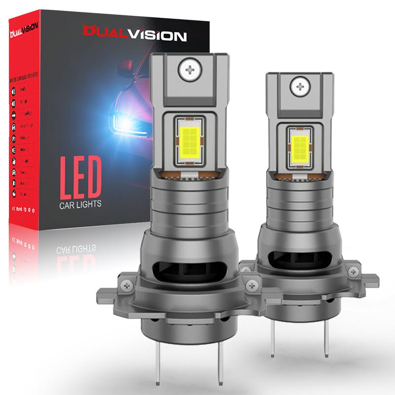 300W Turbo H7 LED CANBUS Lights 30000Lm H4 H11 9012 9005 HB3 9006 Mini Lamp 3580 CSP Wireless Car LED Headlight Bulbs with Fan Mini CSP LED