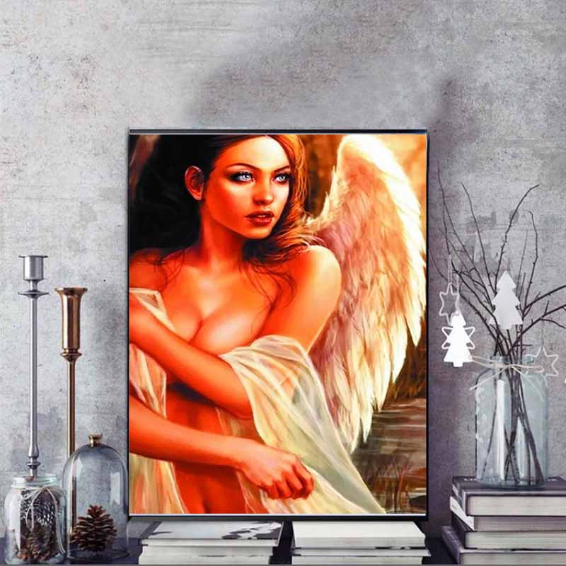 Νέα Άφιξη 5D DIY Πλήρης Κύκλος Ζωγραφική με Διαμάντια "Φωτογραφία Τέχνης Κοριτσιών" Κέντημα Σταυροβελονιά Διακόσμηση Σπιτιού Δώρο