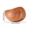 Serving Bowl Candy Snack Tray Imitation Wood Grain Fruit Dried Plate for Sandwich