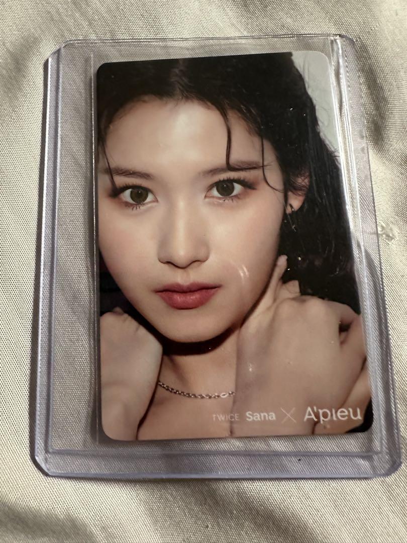 

[USED] twice Sana trading card A pieu