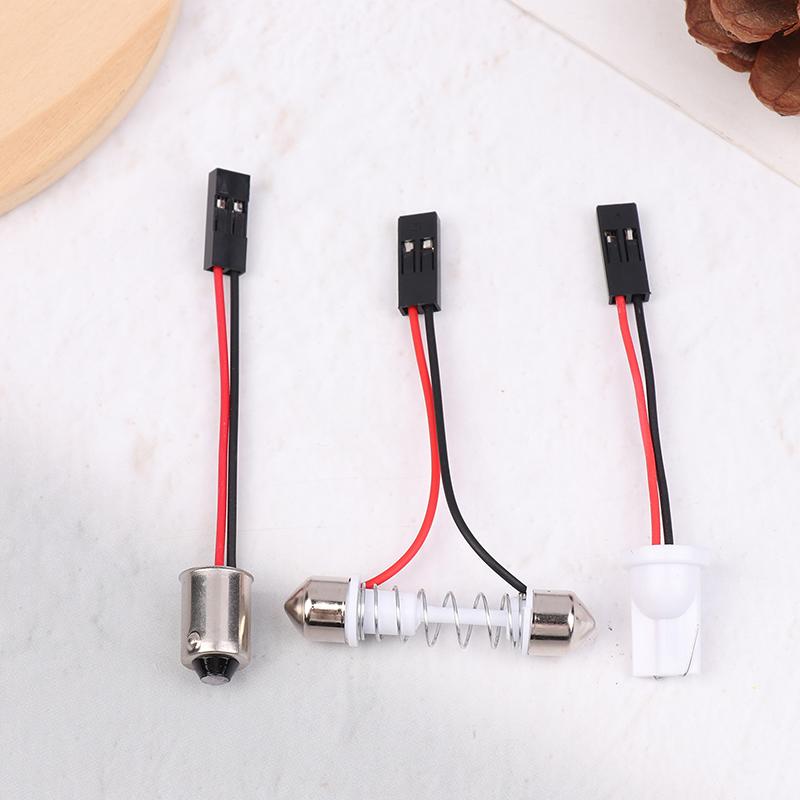10 buc. Adaptor Pentru Lumini Auto Panou LED Lampă Stop Bec Interior Mașină Plafonieră T10 Ba9S T4W Feston La Conector Roz Cabluri