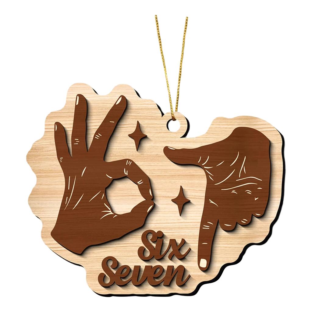 2D Weihnachtsbaum Anhänger, Acryl Anhänger, Weihnachts-Heimdekoration