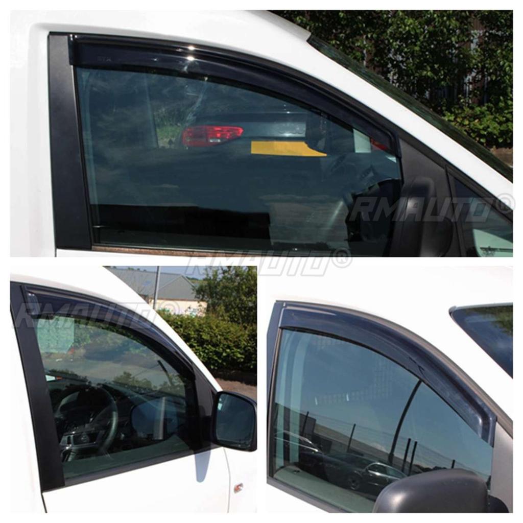 Deflettori Finestrini Laterali per Volkswagen Caddy 2005 2006 2007 2008 2009 2010-2021 Protezioni Sottovento Pioggia Visiera Finestrino Scudo Meteo