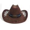 Bull Head Accessories Top Hat Men'S And Women'S Big Edge Jazz Hat European And American Travel Riding Hat Western Cowboy Hat