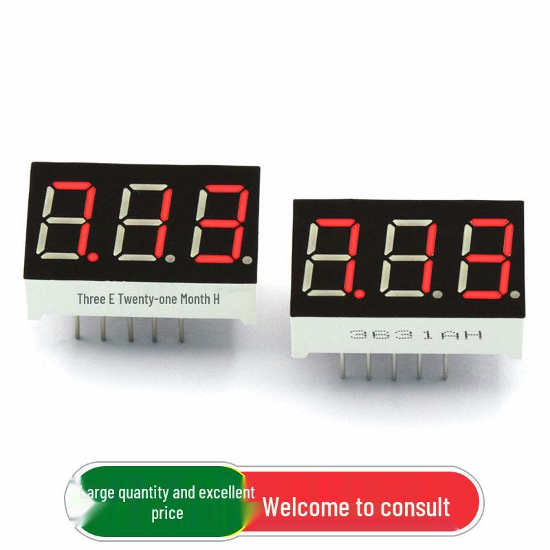 

TELESKY 0.36 Red LED 3-Digit Common Cathode Display