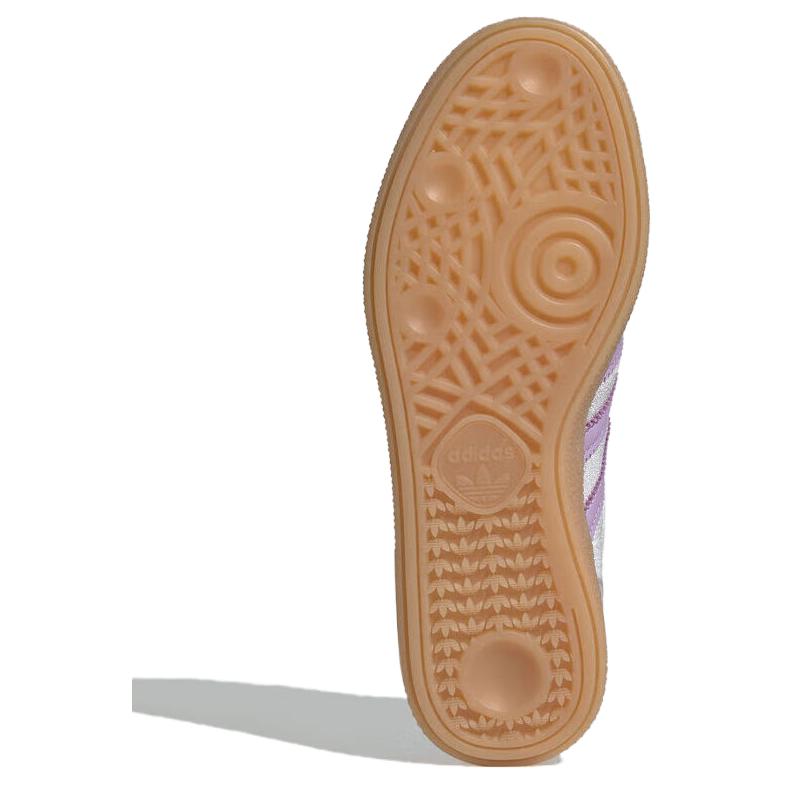 Adidas  Handball Spezial Glory Grey Powder Plum Gum Women Sneakers JR3646