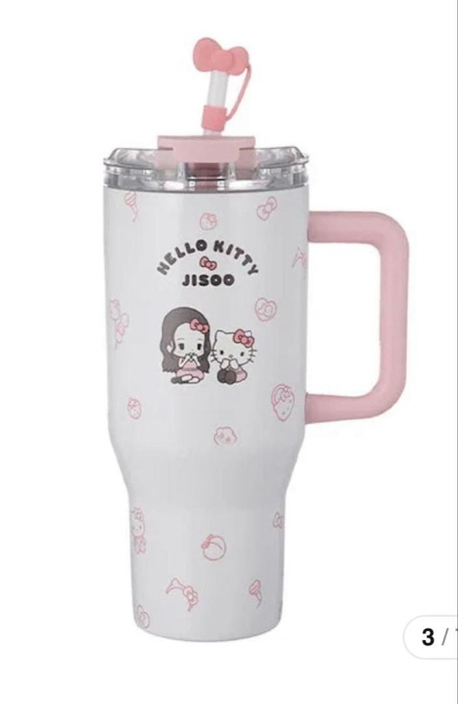 [USED] BLACKPINK Jisoo x Hello Kitty collaboration tumbler