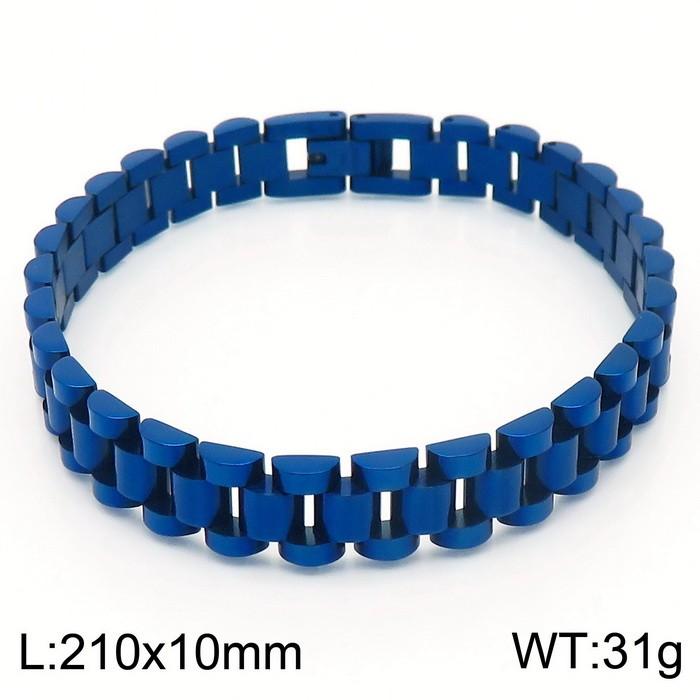 Kalen 9/10/15mm Golden Watch Strap Stainless Steel Bracelet For Men Women High Polished Bangle Party Holiday Jewelry Gifts