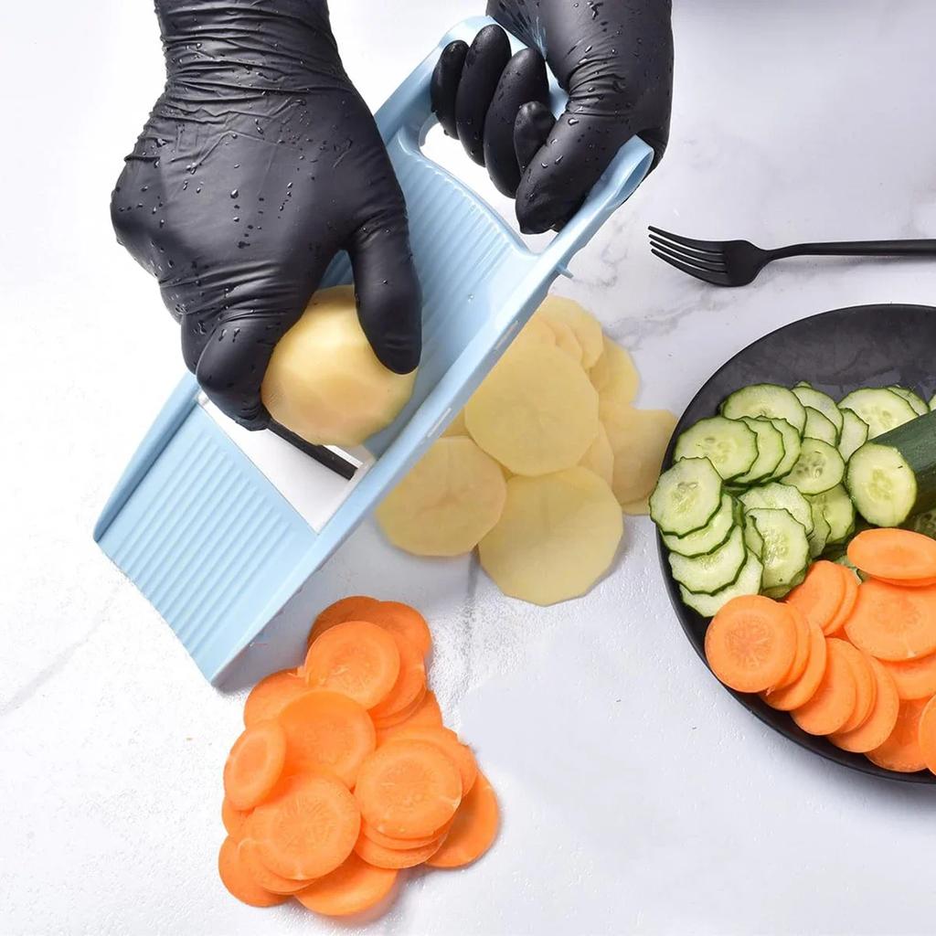 Rebanadora Mandolina 5 en 1 para Cocina Rebanador de Verduras Multi Cuchilla Cortador de Verduras Cortador de Patatas Fritas