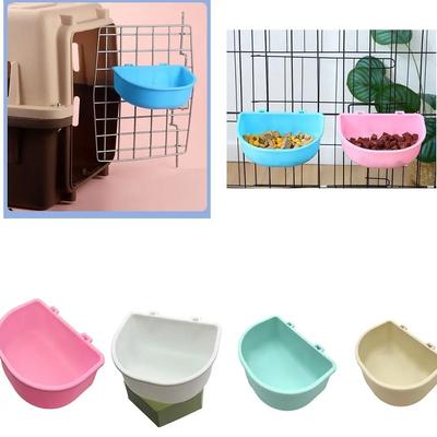 Portable Plastic Dog Hanging Bowl Durable Cat Dog Food Pet Feeding Bowl Cheap Cat Hanging Drinking Bowl