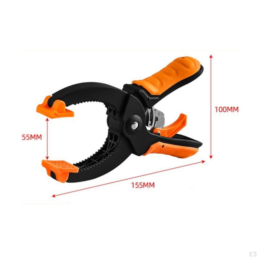 Duty Carpentry Clamp MicroAdjustment Locking Ratchet clip Tool for Crafts, Backdrop Stand,