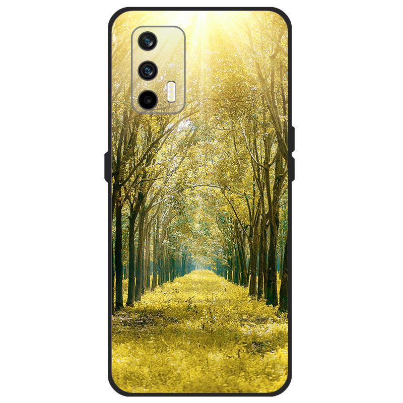 Funda Para Realme GT 5G Funda RMX2202 Cubierta Trasera de Silicona Suave Para OPPO Realme GT 5G 6.43 pulgadas Dibujos Animados TPU Parachoques de Teléfono Bolsas Estuche