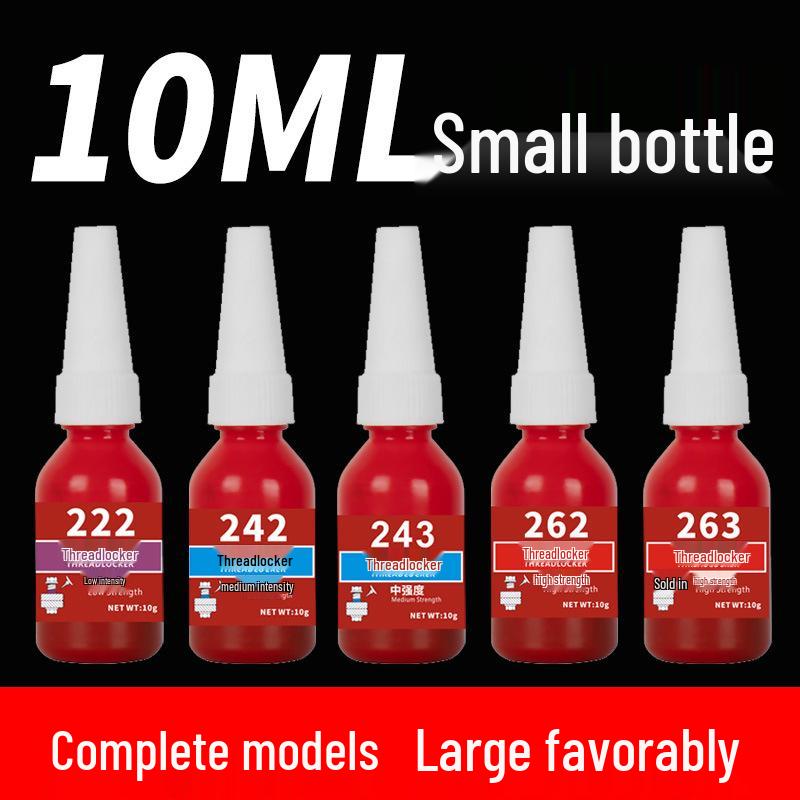 10g 10ml Small Bottle Screw Glue - 243 Threadlocker Anti-Loosening Anaerobic Adhesive (263/277/290/680)