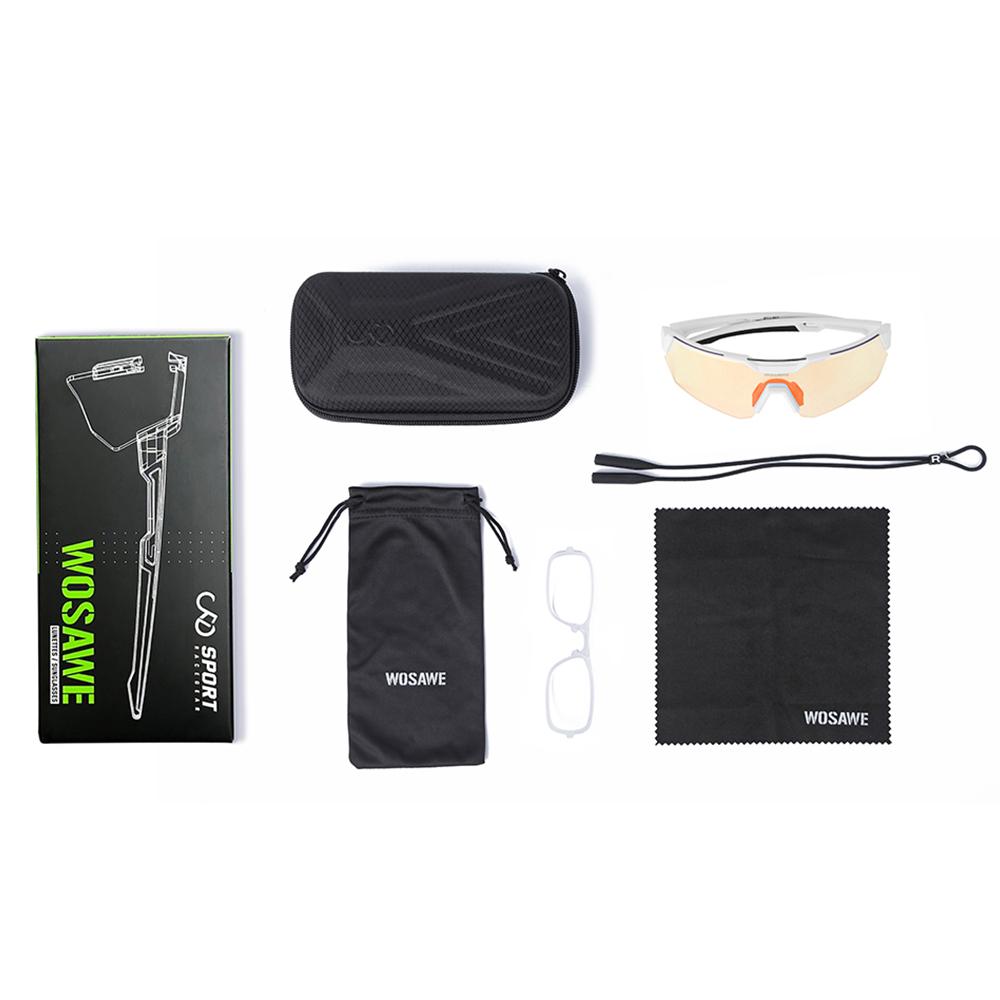 WOSAWE Off-Road Cycling Sunglasses Outdoor Sport Glasses TR90 100%UV MTB Road Bicycle Eyewear