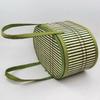 Pastoral Style Bamboo Braided Basket Handheld Sundries Snacks Basket  for Home