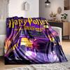 1pc Harry Potter Flannel Throw Blanket - HD Printed Lightweight Soft Warm All-Season Blanket for Sofa, Bed, Travel, Camping 024