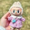17CM Pendant Doll Baby Clothes First, Second and Third Generation Blind Box Dress Set Accessories