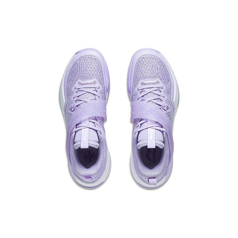 Li Ning Liren3 TEAM Abrasion Resistant Breathable Low Top Basketball Shoes Men's Light Elegance Purple ABAS095-2