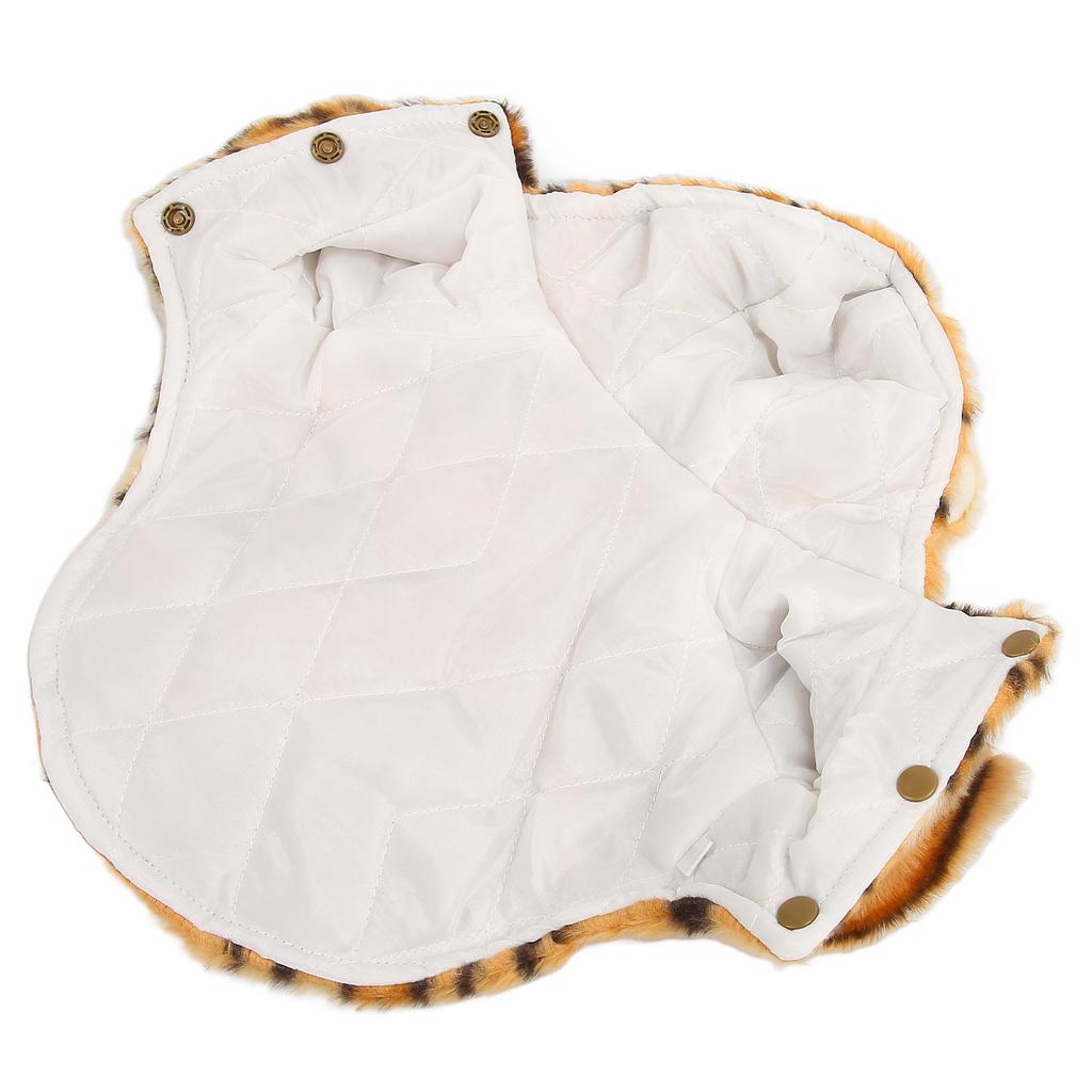 Halloween Dog Hoodie Tiger Grain Soft Comfortable Polyester Autumn Winter Warm Pet Clothes for