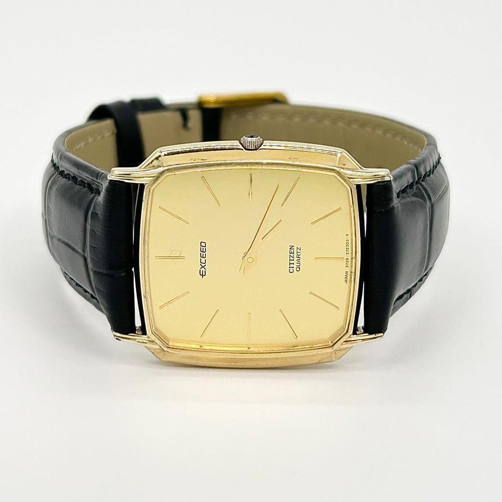 Used CITIZEN EXCEED SVYP30 SILVER material wristwatch